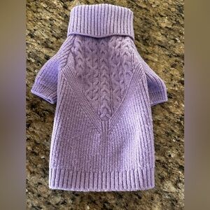 Adorable Purple Dog Sweater * S Never Worn